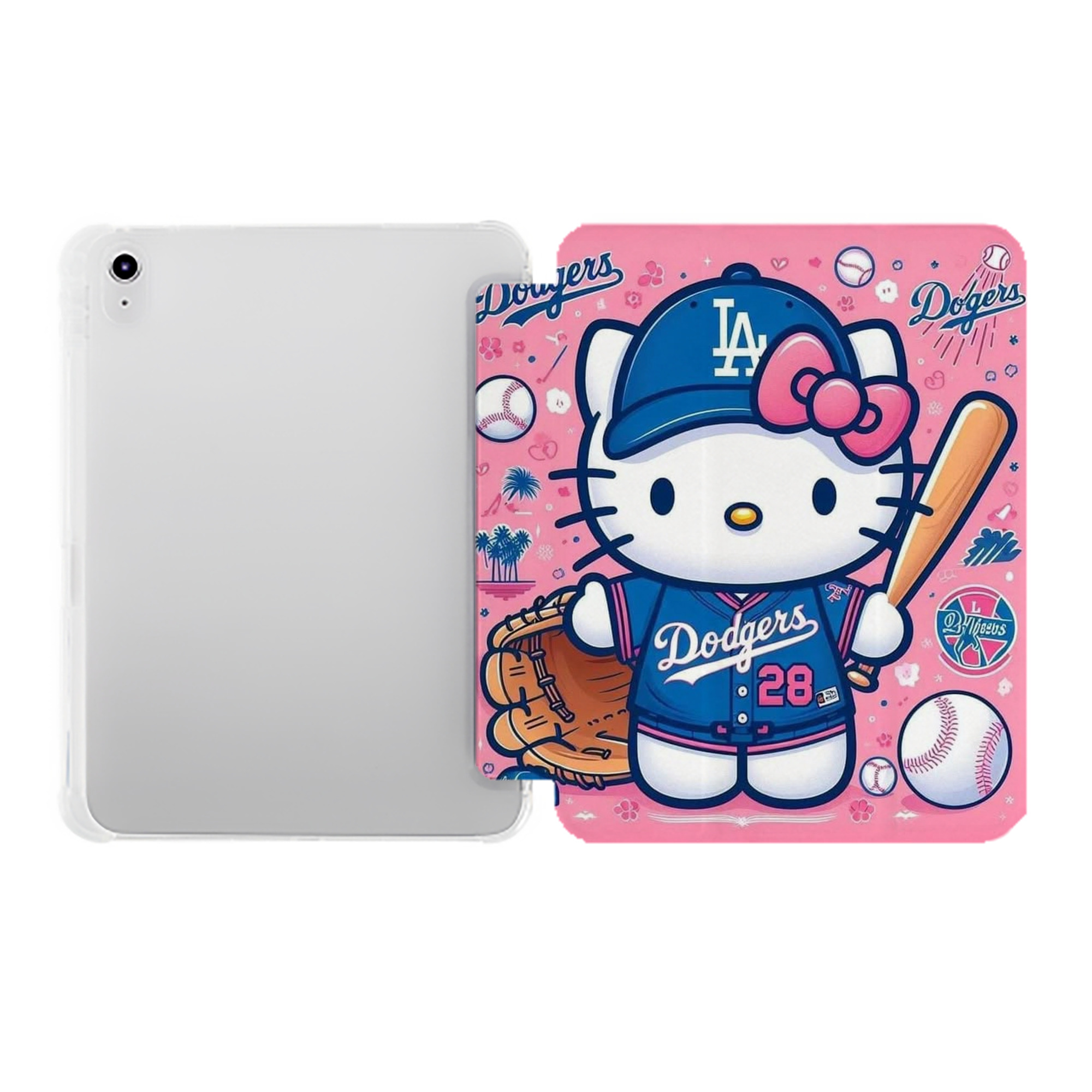  Premium Tri-Fold PU Leather & Silicone IPad Case With Pencil Slot – Fits 9.5,10.5,10.9 – Adjustable Stand, Slim, Protective